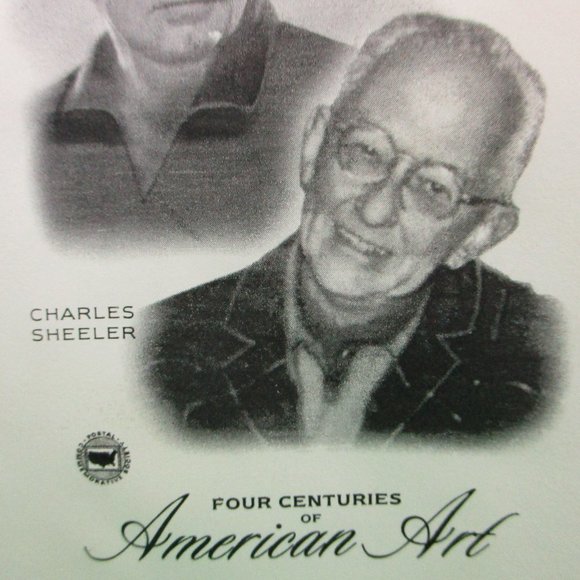 First Day Issue 1998 Stamp Grant Wood & Charles Sheeler Art-FS Never Displayed - Picture 8 of 10